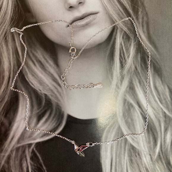 π Sterling Silver 925 Bird Necklace - Picture 3 of 4